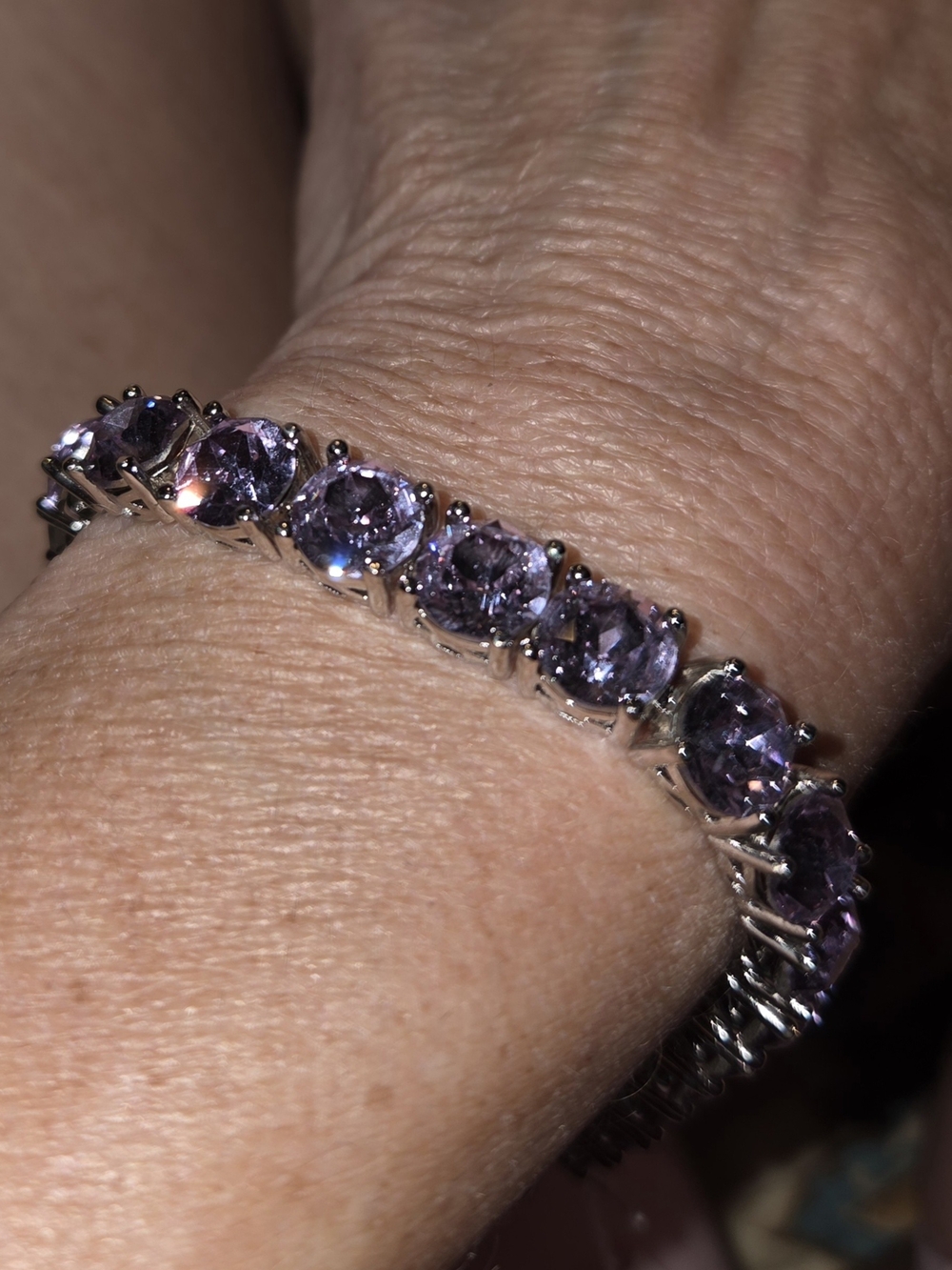 Park Lane Lavendar/Silver Impression Bracelet